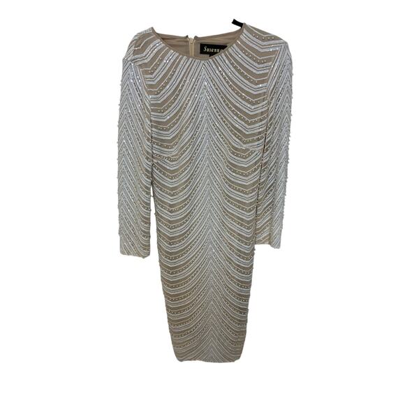 Susanna 3949 Pearl Adorned Church Dress Wedding Bride Glam Event 10 Occasion - Picture 3 of 6